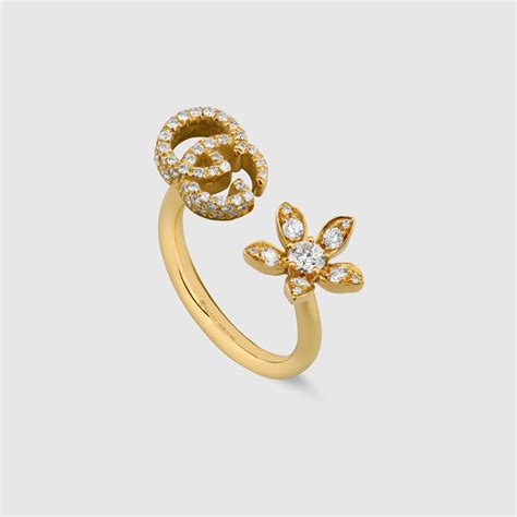 gucci flora 18k ring|GUCCI Flora 18.